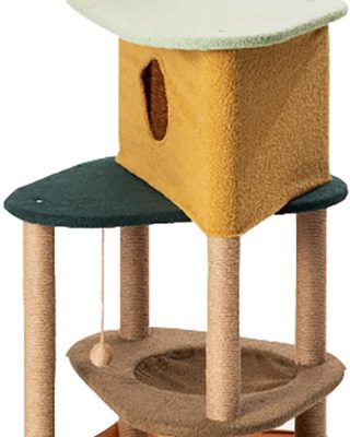 Cat Tree Cat Tower Cat Scratching Post Cat Litter Hanging Ball Multifunctional Cat Climbing Frame Sisal Pet Supplies