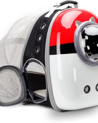 Back Expandable Cat Carrier Backpack, Backpack for Cats Kitten Small Puppy, Airline Approved Cat Bubble Backpack, Space Capsule Astronaut Carrier